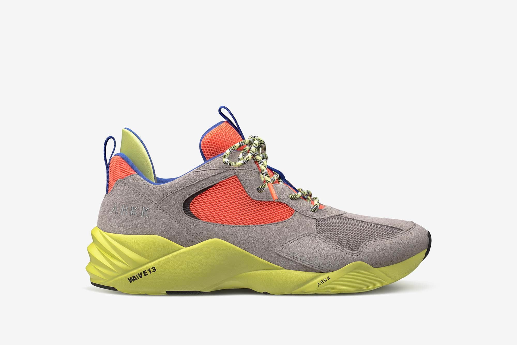 ARKK Collection Kanetyk Suede W13 Ash Neon Lime - Women Kanetyk